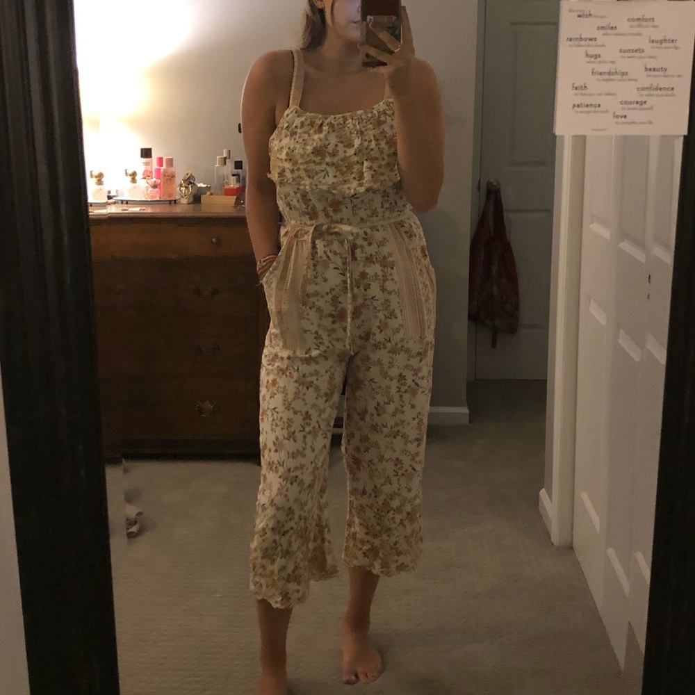 floral jumpsuit